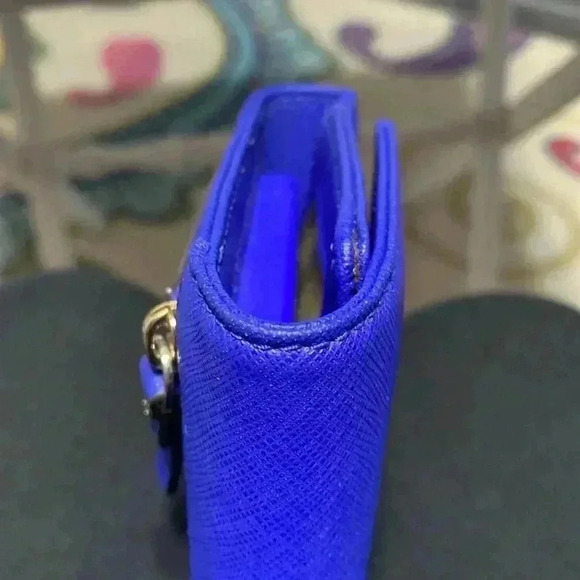 Kate Spade blue tri fold wallet - Picture 10 of 16